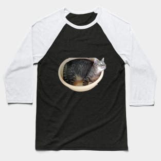 Gray Kitty- cute cat design Baseball T-Shirt